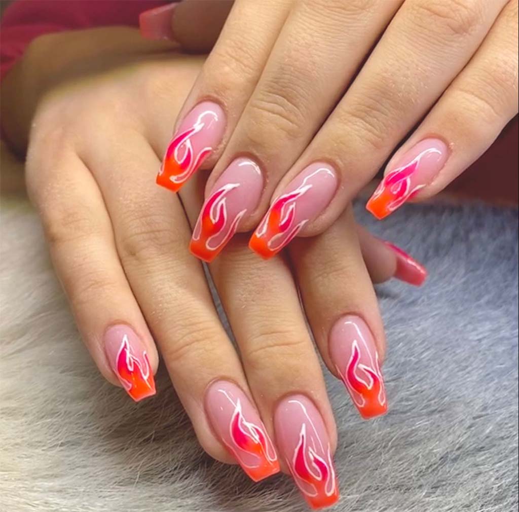 Best Summer Orange Nail Designs to Try 2023