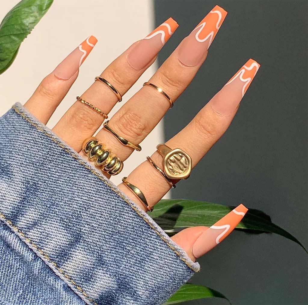 Best Summer Orange Nail Designs to Try 2023