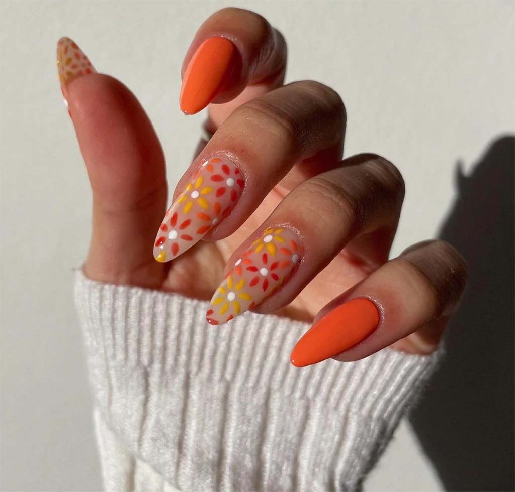 Best Summer Orange Nail Designs to Try 2023