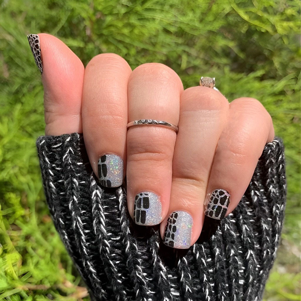 Partially Crackled Nails