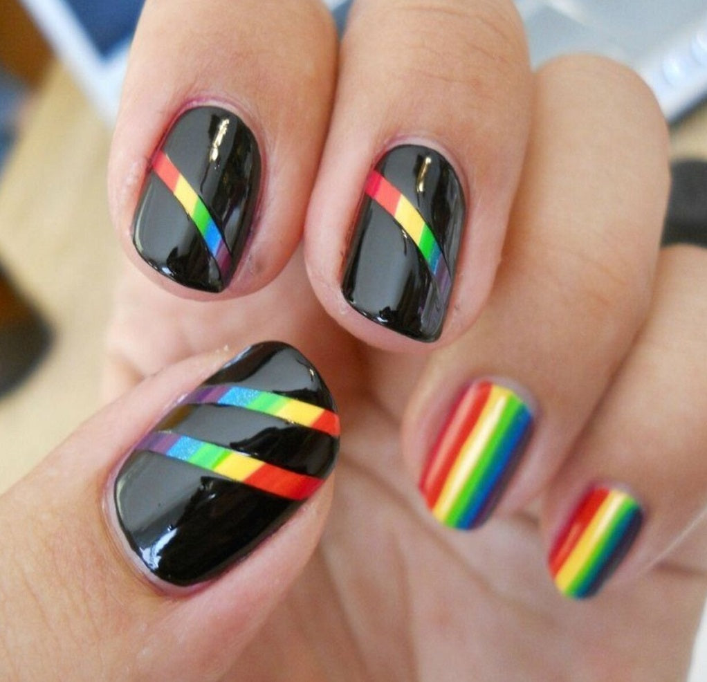 Rainbow Stripes Within Stripes
