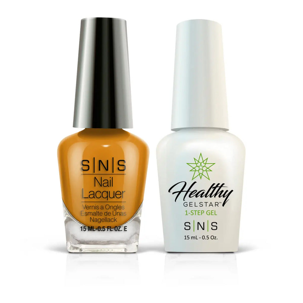 SNS CY15 - Hold The Mustard - SNS Gel Polish & Matching Nail Lacquer Duo Set - 0.5oz