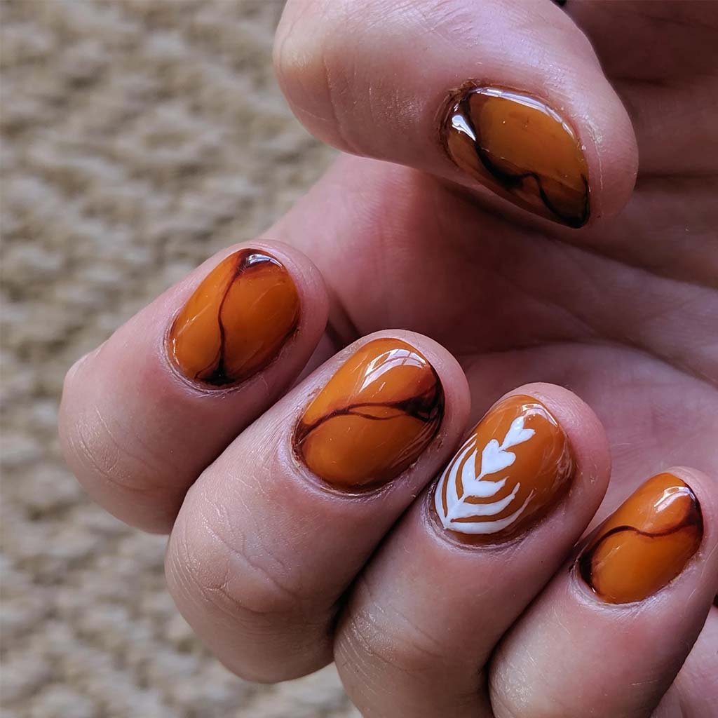 Coffee Nail Designs to Perk up Your Nail Game