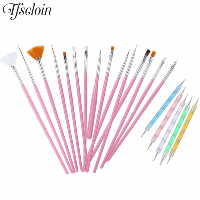 Tfscloin Acrylic and UV Gel Nail Art Brush