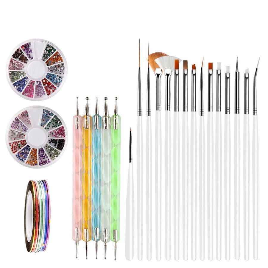 Nail Art Brushes by Teenitor