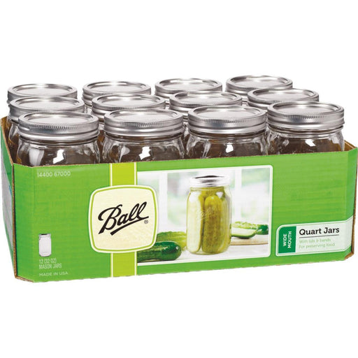 Ball Wide Mouth Canning Jar, 1/2 Gal