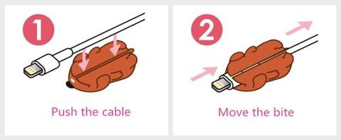 Cable Chompers Animals Slick Bubble