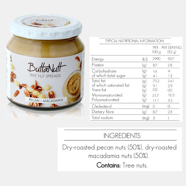 Macadamia Nut Butter Nutritional Information – Runners High Nutrition
