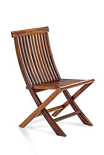 Driftingwood Sheesham Wood Folding Chair For Home Garden Chair Waln