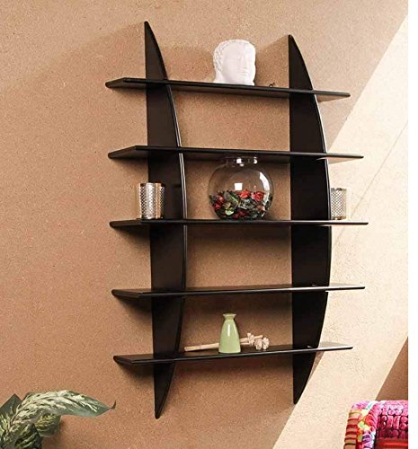 Driftingwood Decorative Criss Cross Floating Wall Shelf For Living
