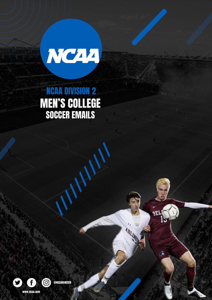 NCAA D2 Men's College Soccer Emails Spencer Moeller