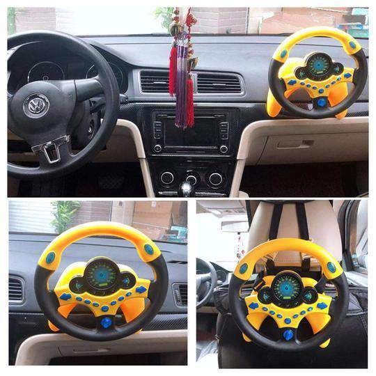 steering wheel toy for car seat