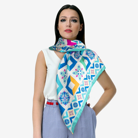 pure silk scarf