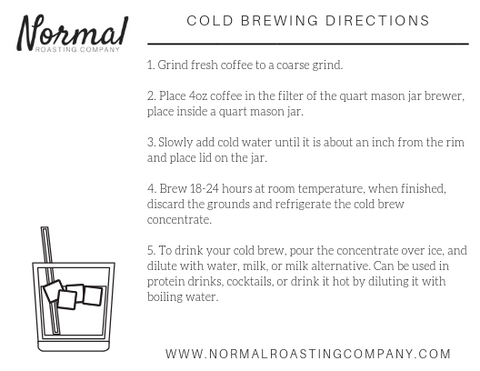 cold brew brewing directions
