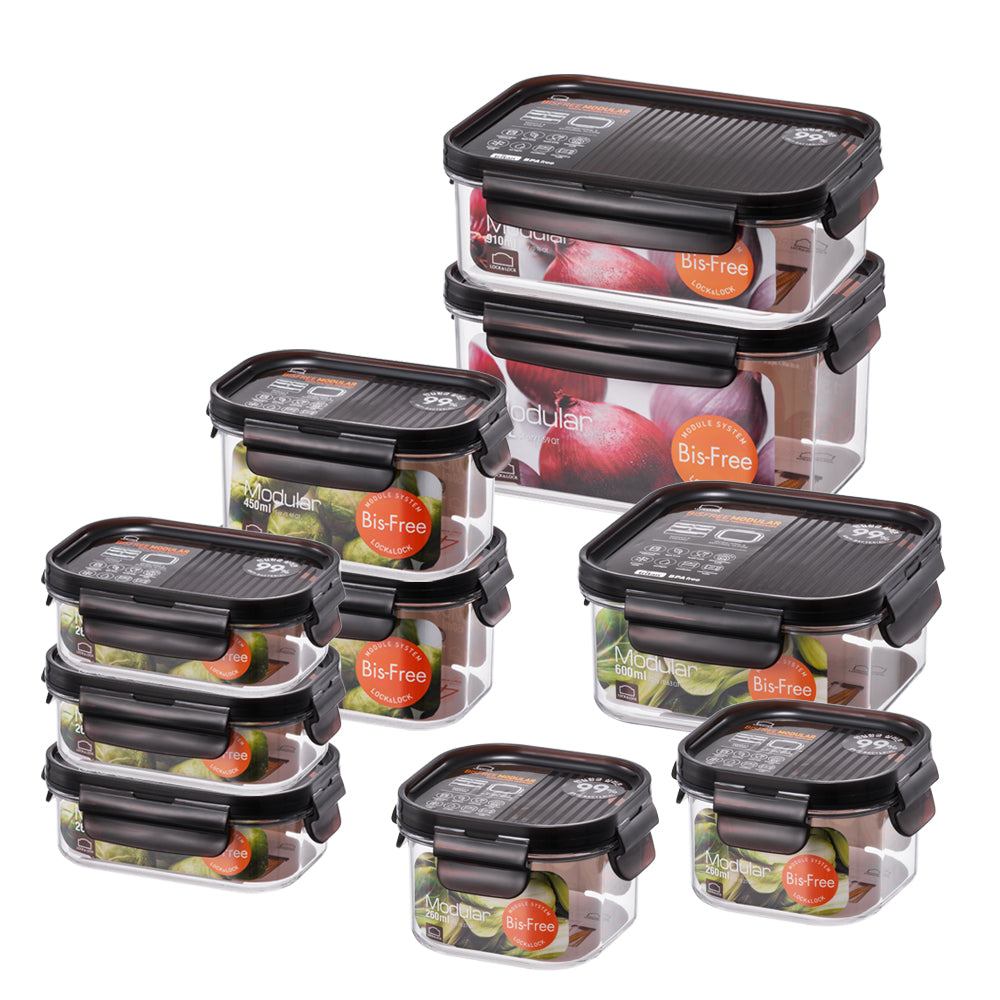 GLASSLOCK Food Storage Container 18 Pcs Set (with lids) – MSTOREBUY