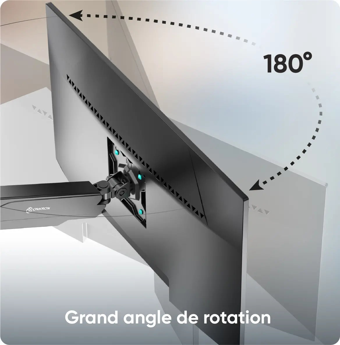 Grand angle de rotation Grand angle de rotation