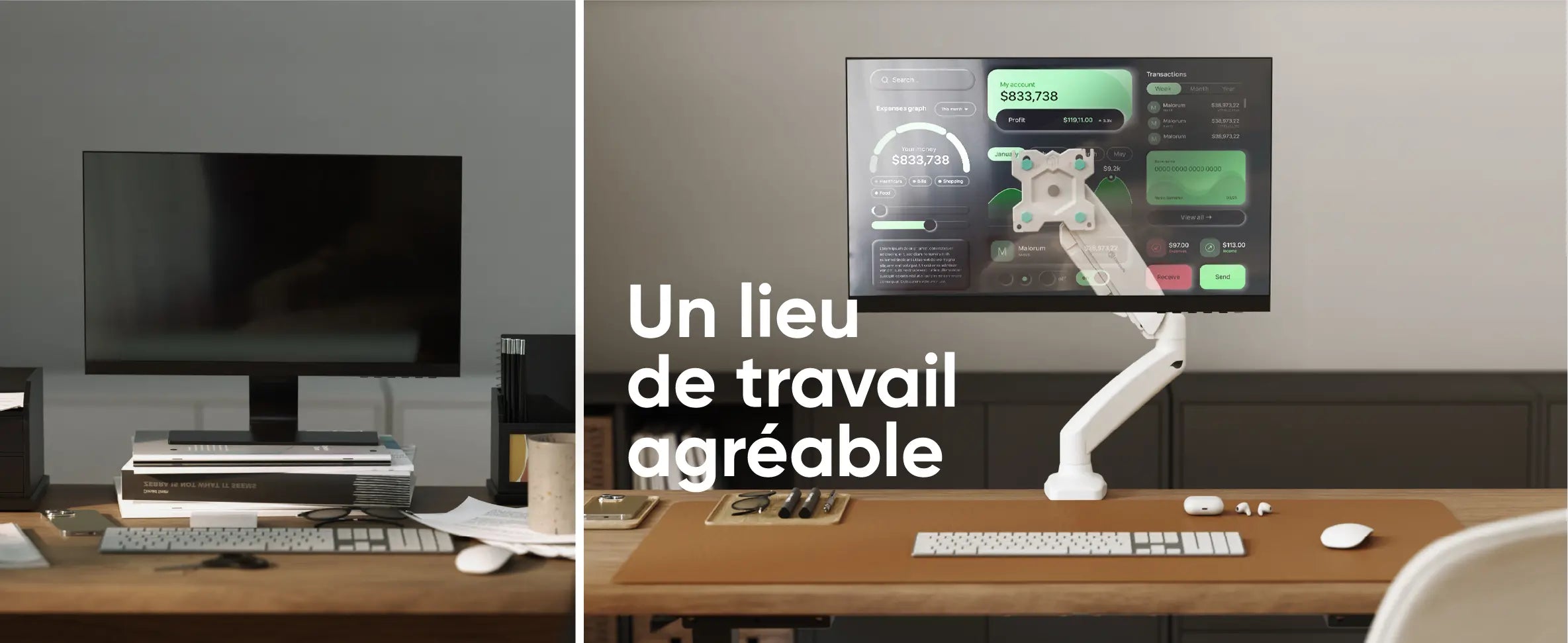 Un lieu de travail agréable