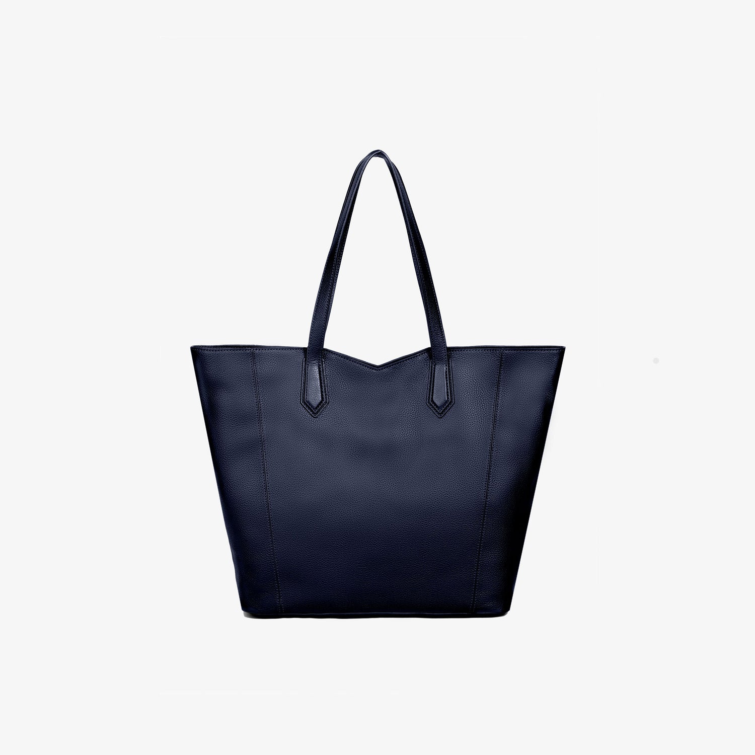 navy tote bag