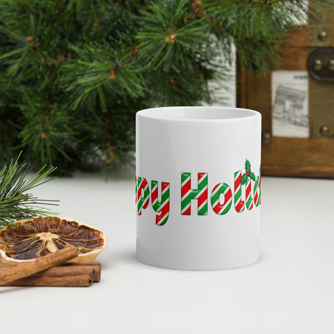 Christmas themed coffee mug by JD's Mug Shoppe