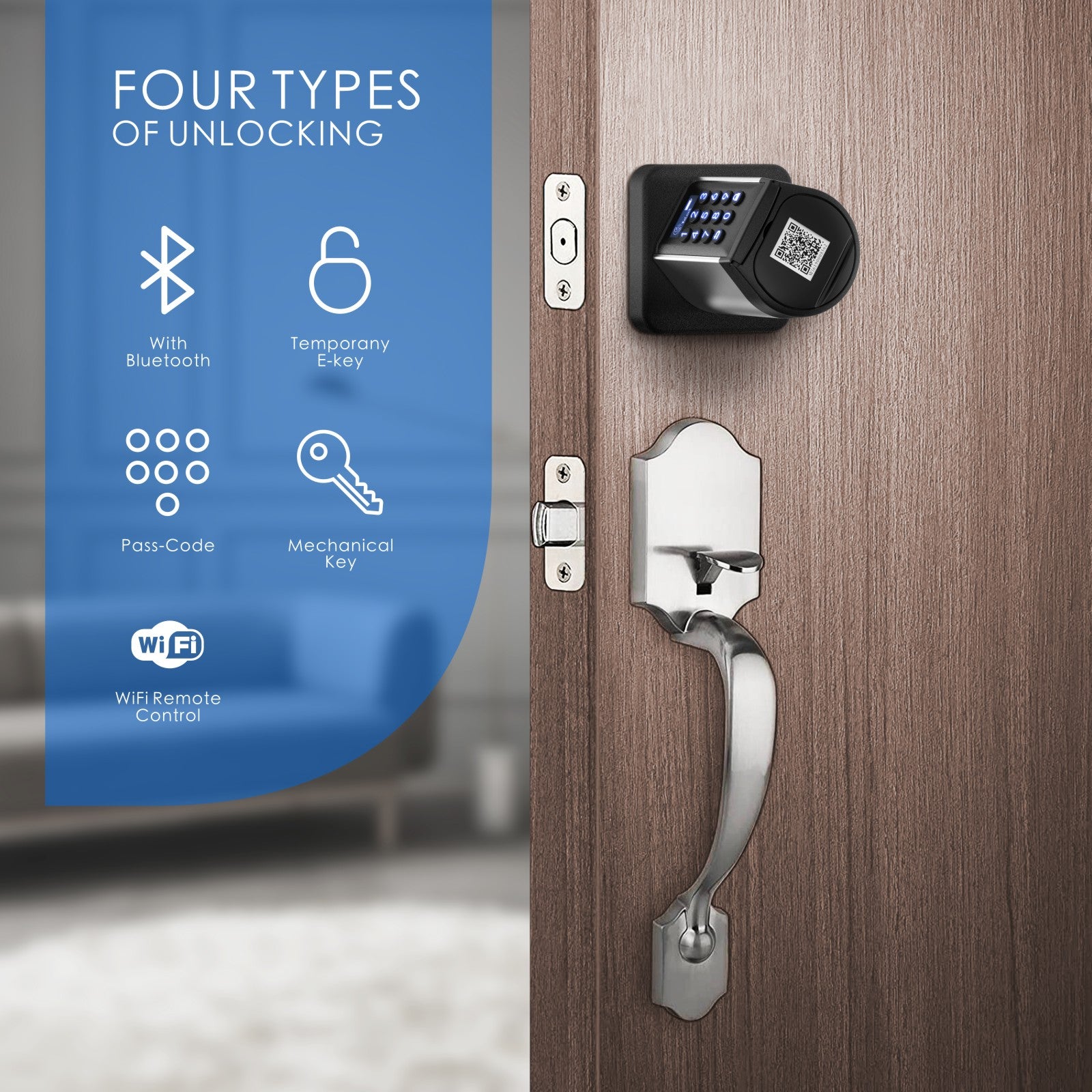 WIFI  Keypad  Door Smart Lock - WELOCK PCB H21 US