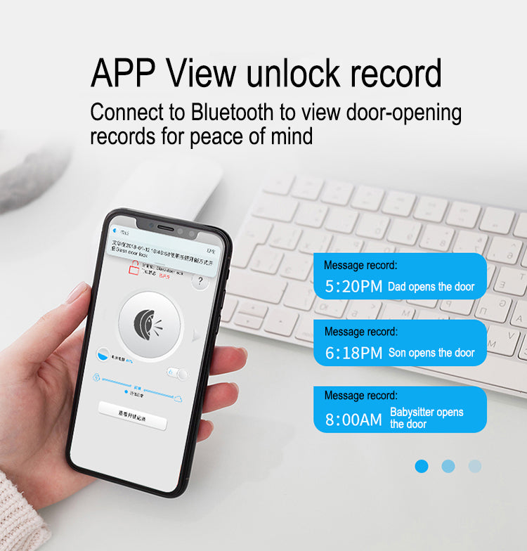 Fingerprint Bluetooth Smart Door Lock - WELOCK SECBREBL01 EU