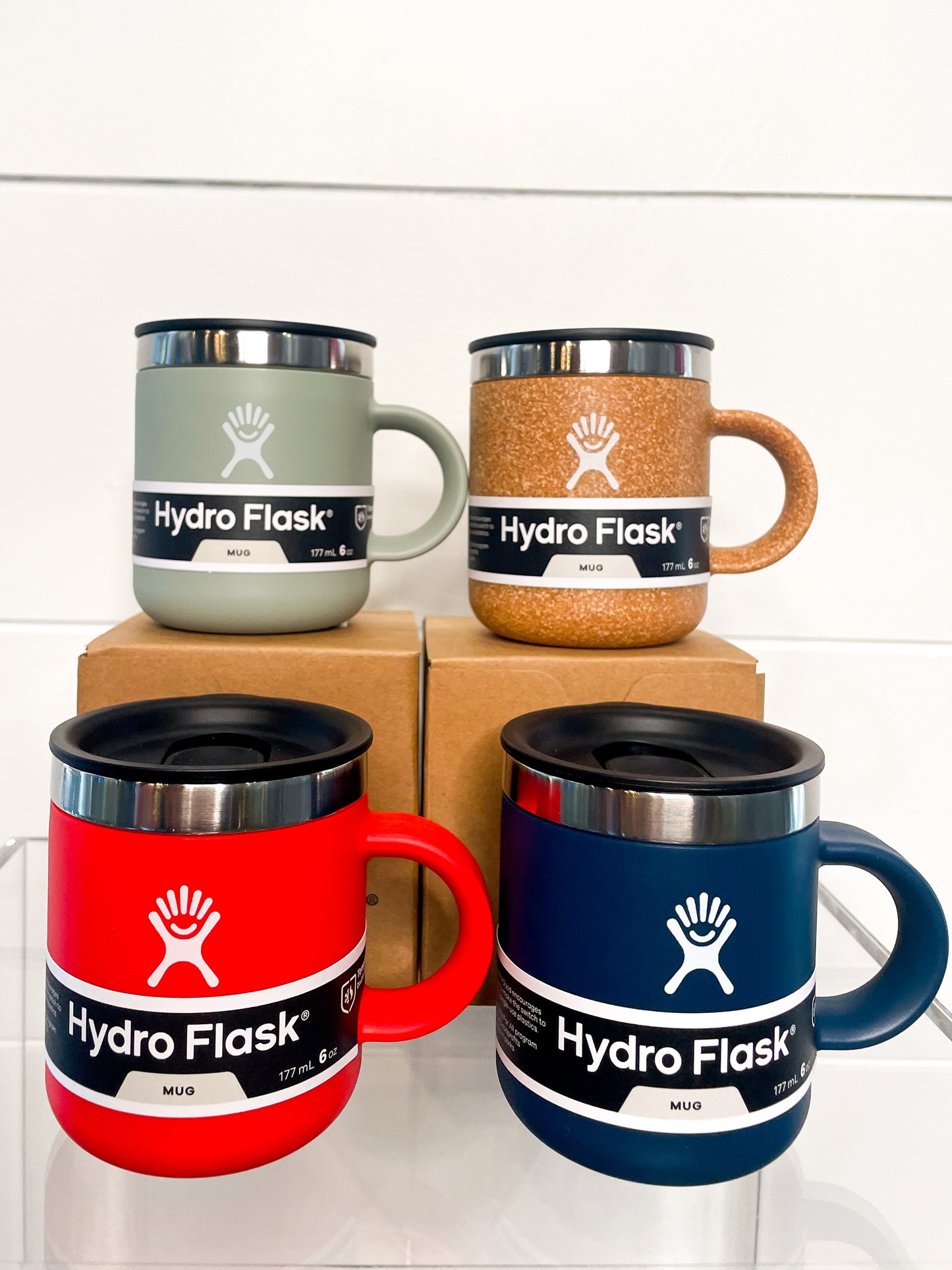 Hydro Flask Mug - Stainless Steel Reusable Tea Coffee Travel 24 oz, Cobalt