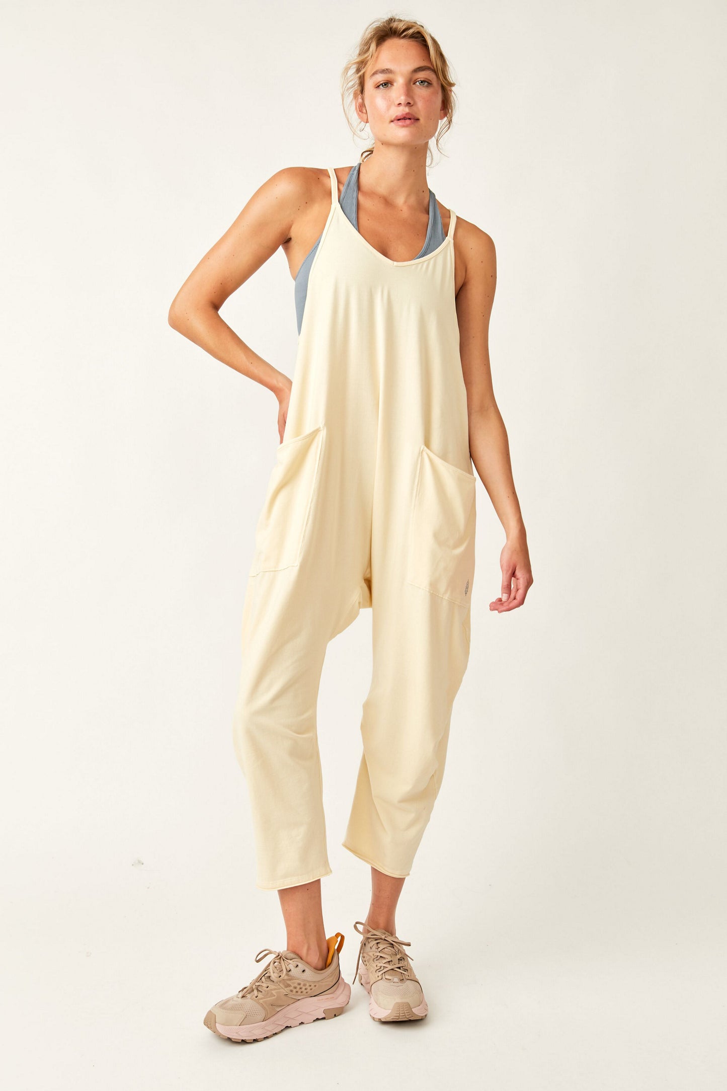 Free People: Rich Soul Flared Onesie - Black – Revel Boutique