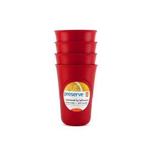 Preserve Everyday Cups - Pepper Red - Case of 8 - 4 Packs