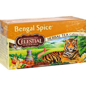 Celestial Seasonings Herbal Tea Caffeine Free Bengal Spice - 20 Tea Bags - Case of 6