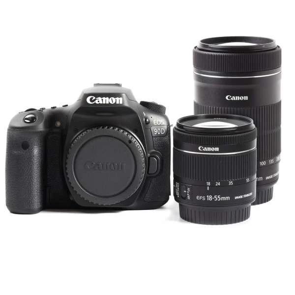 Canon EOS 90D Digital SLR Camera + 18-55mm IS STM + 55-250mm IS STM Le ...