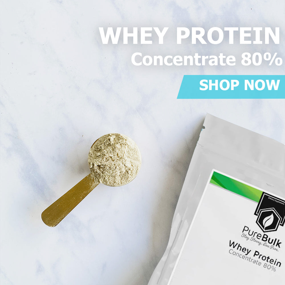 Whey Protein Concentrate 80% - Bodybuilding Supplement - PureBulk