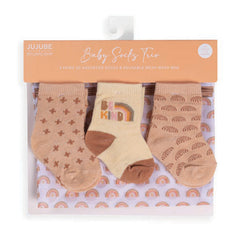 Baby Socks Trio - Be Kind