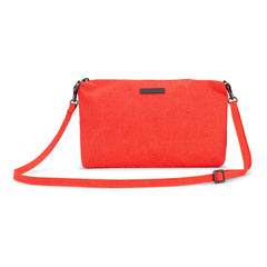 Neon Coral Be Quick Wristlet