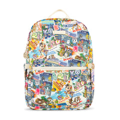 Midi Backpack Kawaii- round the World