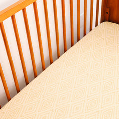 BE SLEEPY FITTED CRIB SHEET SUNBEAM PACK