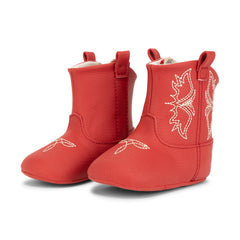 WESTERN BOOT - CHERRY RED