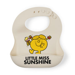 Little Miss Sunshine Silicone Bib