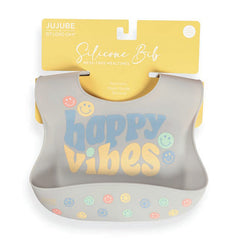 Silicone Bib - Happy Baby Vibes