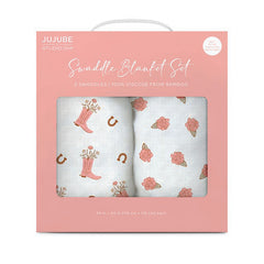 Swaddle Blanket Set - Blooming Boot