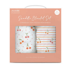 Swaddle Blanket Set - Cherry Cute