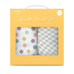 Swaddle Baby Blanket - Happy Baby Vibes