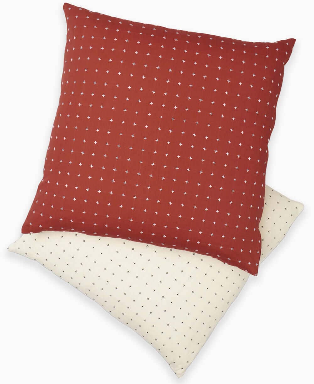 Cross Stitch Throw Pillow