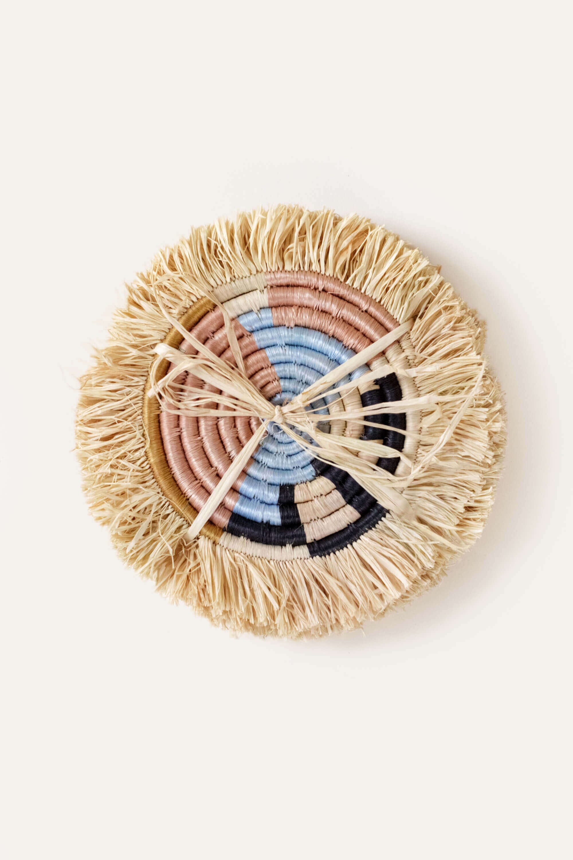 Abstract Form Fringe Coaster Set