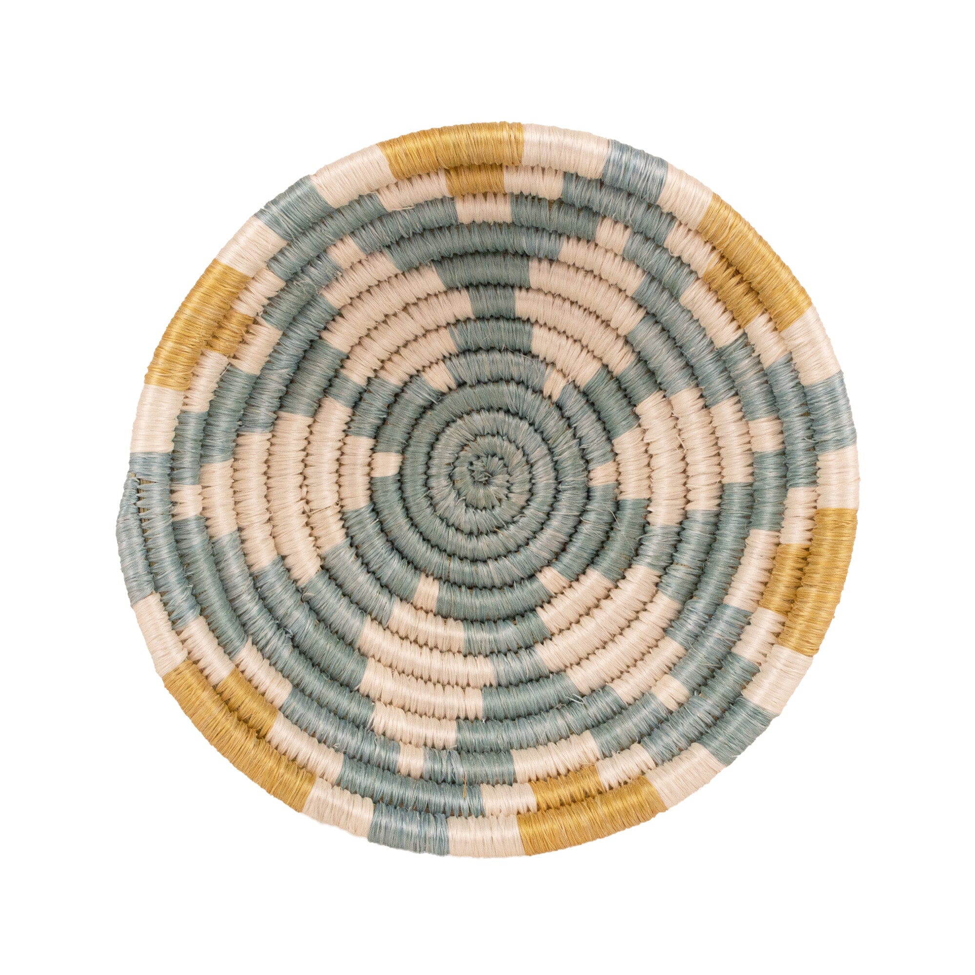 Coastal Woven Bowl - Soft Gold