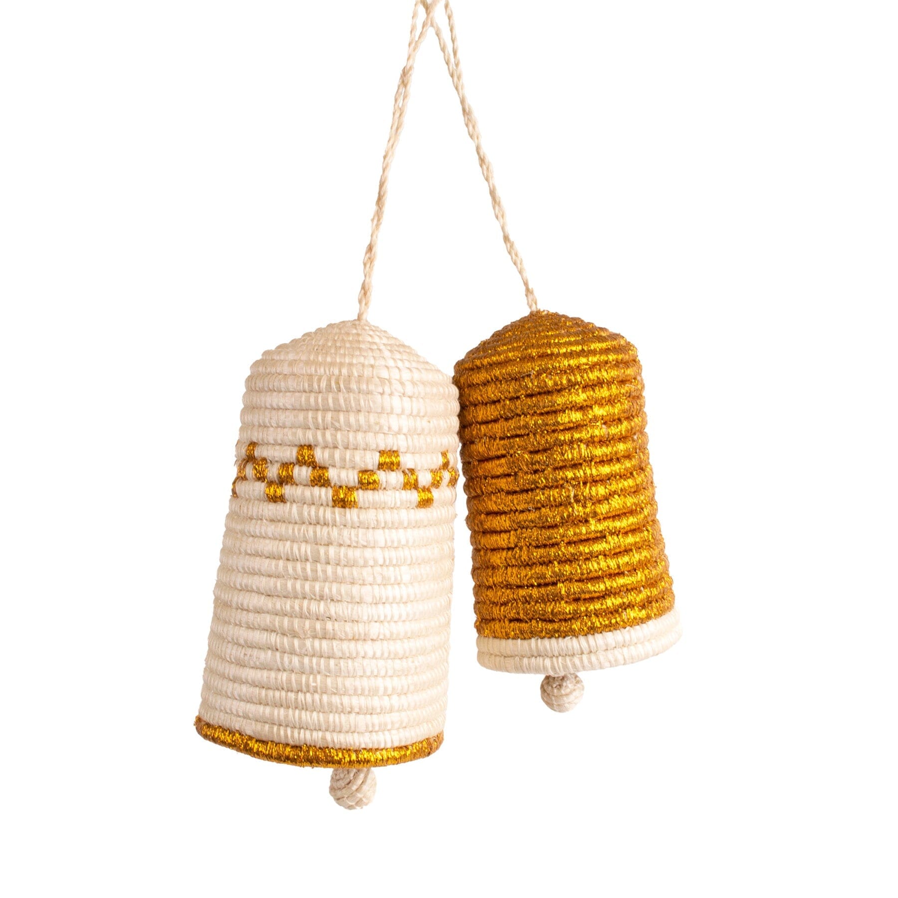 Gold Bell Ornament Set