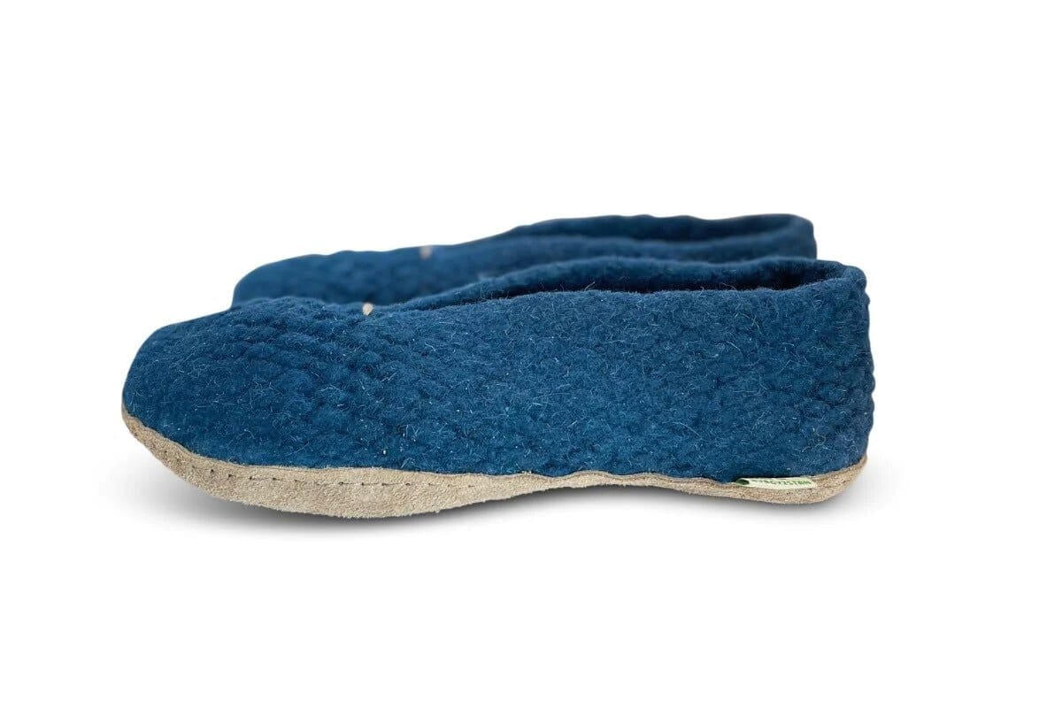 Men's Woven Wool Slippers