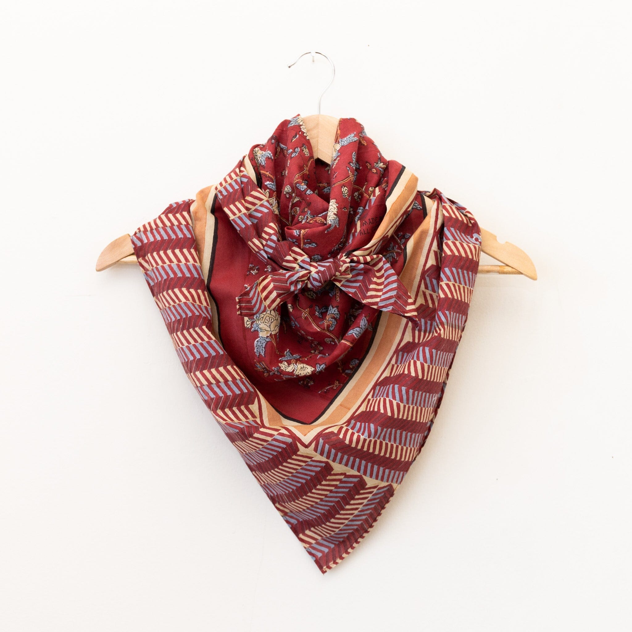 Blockprint Suvin Cotton Scarf