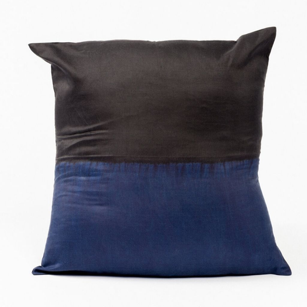 Aakar Mor Silk Throw Pillow