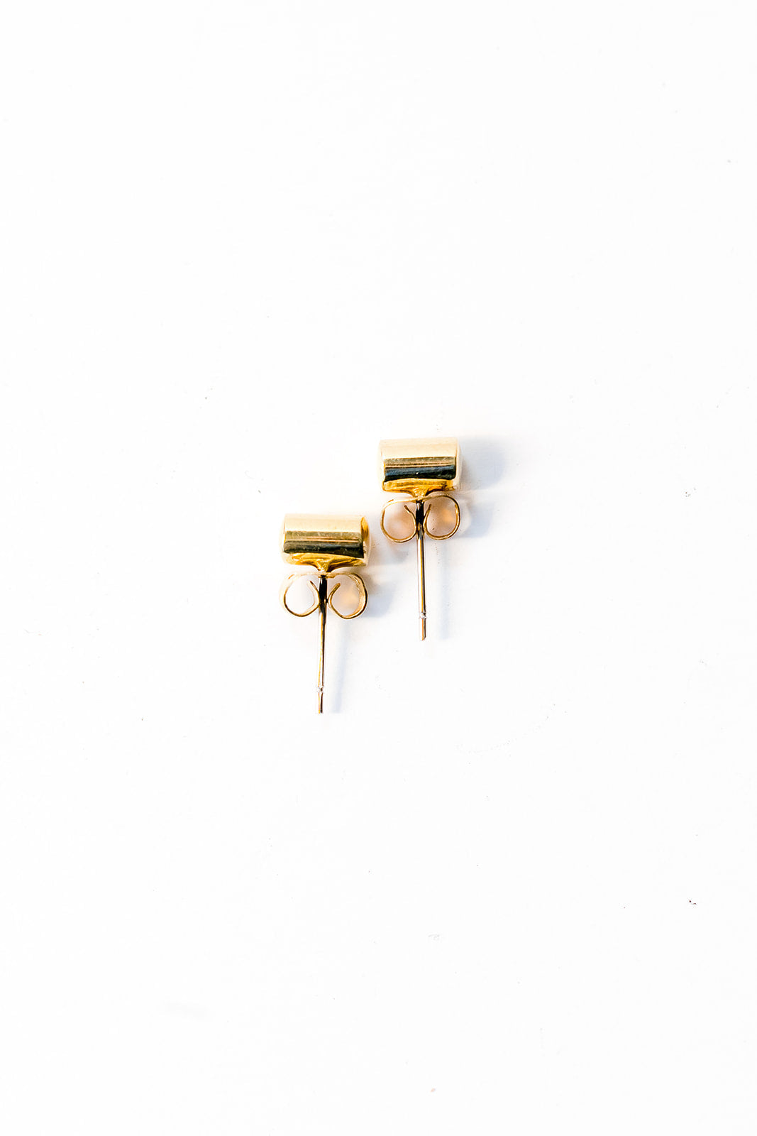 Cylinder Stud Earrings