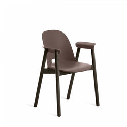 Alfi Recycled Armchair - Dark Ash Emeco Brown 